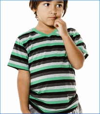 Joah Love, Austin Multi Stripe Tee in Lawn (c)