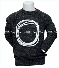 Joah Love, Circle Faux Cashmere Sweater in Grey