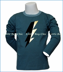 Joah Love, L/S Bolt T-Shirt in Green