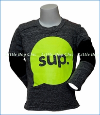 Joah Love, L/S SUP T-Shirt in Grey