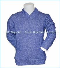 Joah Love, Terry Sweater in Blue
