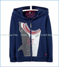 Joules, Shark Hoodie in Blue