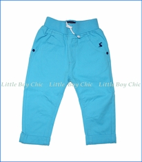 Joules, Woven Pants in Neon Blue