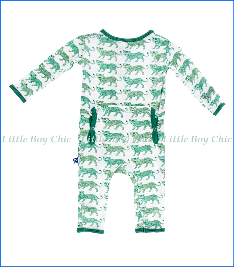 Kickee Pants, Natural Leopard Coverall