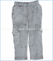 La Miniatura, Lightning Wash French Terry Pants in Concrete (c)