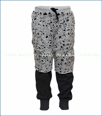 Mini Shatsu, Paint Splatter 2fer Pants in Grey