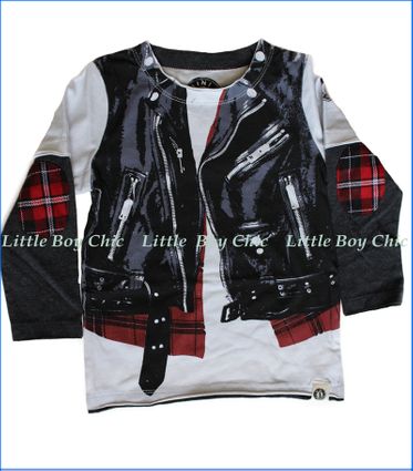 Mini Shatsu, Plaid Leather Biker Vest 2fer Romper in White