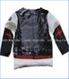 Mini Shatsu, Plaid Leather Biker Vest 2fer Romper in White