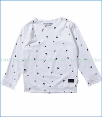 Munster, Bolt-Fetti Fashion T-Shirt in White