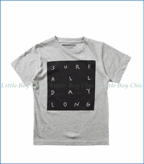 Munster, Surf All Day T-Shirt in Grey Marle