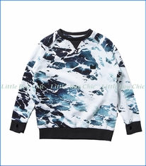 Munster, White Water Crew Sweatshirt in Ocean