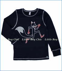 Nano, Fox Trail Thermal Tee in Navy (c)