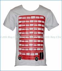Nano, London Bus T-Shirt in Grey