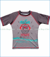 Noruk, Pineapple Rashguard in Grey