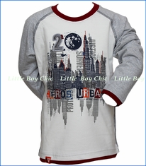 Noruk, Urban Heroes Graphic Raglan in White