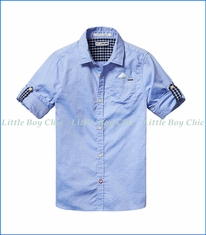 Scotch & Soda, Button Down Shirt in Blue