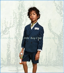 Scotch & Soda, Double Breasted Blazer in Navy