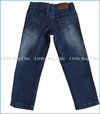 Tuc Tuc, Five-pocket stonewashed denim  in Blue