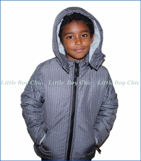Tuc Tuc, Hooded Outerwear Jacket  in Grey