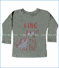 Wyldson‚ L/S King Dolman T-Shirt in Green