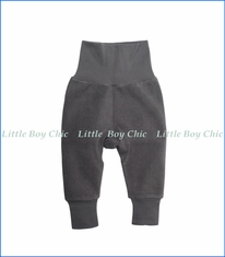 Zutano, Cotton Blend Fleece Cuff Pant in Grey