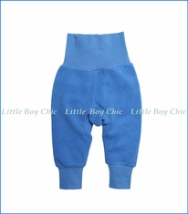 Zutano, Cotton Blend Fleece Cuff Pant in Periwinkle Blue