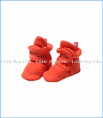 Zutano, Cozie Fleece Bootie in Mandarine Orange