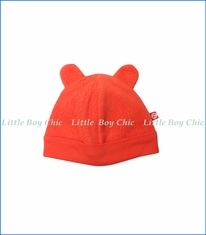 Zutano, Cozie Fleece Hat in Mandarine Orange