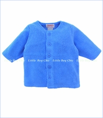 Zutano, Periwinkle Cotton Blend Fleece Jacket (c)