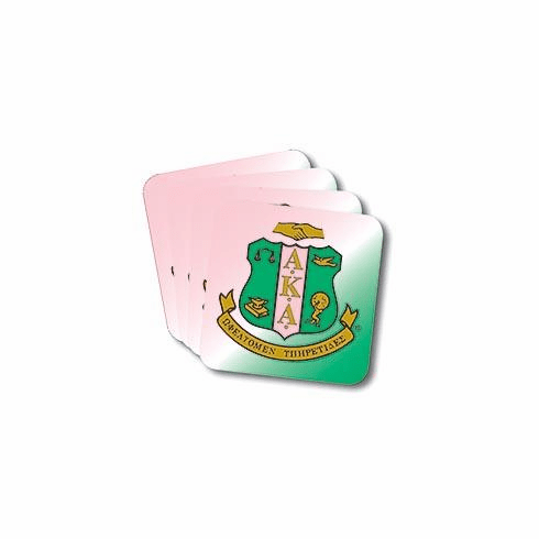 Alpha Kappa Alpha  Beverage Coasters 