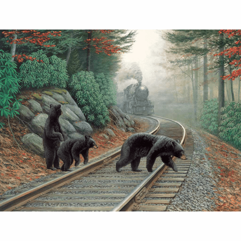 Sunsout Bear Tracks - 500pc Jigsaw Puzzle 