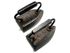  Cast Irons - 2 Clothing Black Cast Flat Irons, 1xl No. 6 Atq