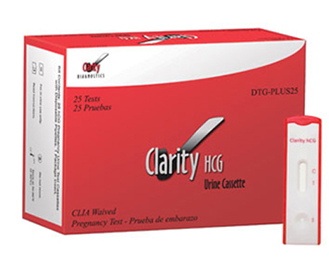Clarity Diagnostics hCG Urine Cassette Pregnancy Test (50/BX) Compare and Really SAVE Big!!