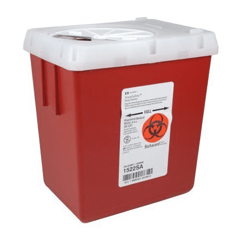 Covidien Phlebotomy Sharps Container 2.2 Quart (1522SA)
