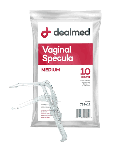 Dealmed Disposable Vaginal Speculums Medium 782412 (10/BG)