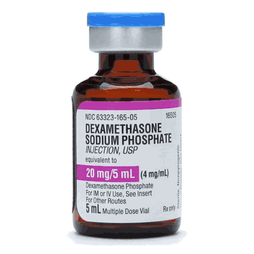 Dexamethasome Sodium Phosphate Injection 4mg/mL 5mL MDV