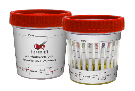 Clarity 12-Panel Drugs of Abuse Urine Test Cups (CD‑CDOA‑6124)