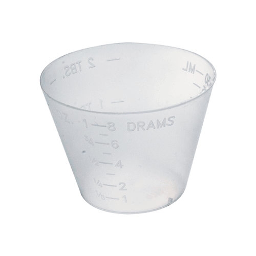 Medicine Cups 1oz. Clear Plastic (P250550)