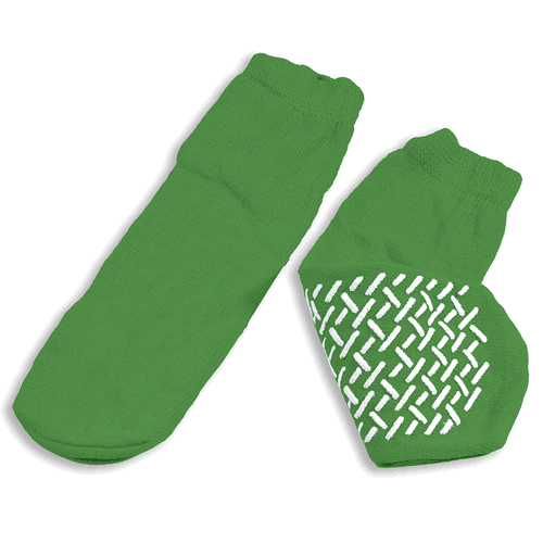 Dynarex Non-Skid Slipper Socks Medium Green (2181)