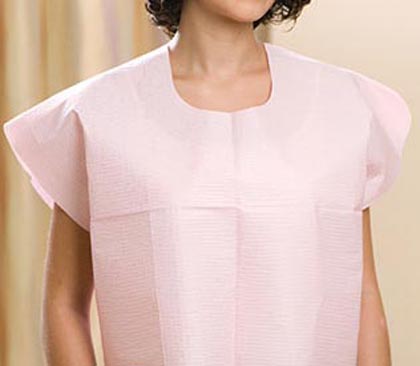 Graham Medical Tissue/Poly/Tissue Mauve Exam Capes (213)