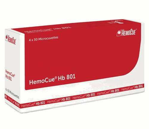 HemoCue Microcuvettes for HB-801 Analyzer 200/BX (111902)