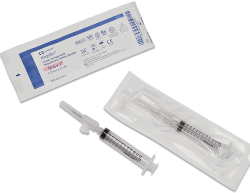 Monoject Magellan SYRINGE / NEEDLE 6cc 21g x 1‑1/2"