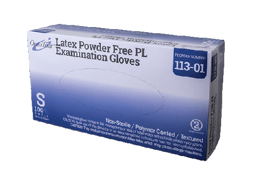 Omni Latex Powder-Free PL Exam Gloves SMALL (113-01)