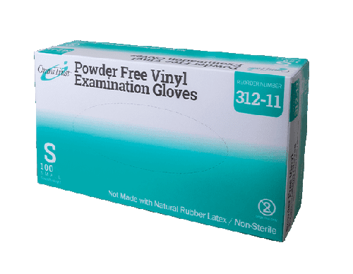 Omni Vinyl Powder-Free Exam Gloves SMALL (312-11)