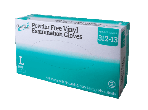 Omni Vinyl Powder-Free Exam Gloves X-LARGE (312-14)