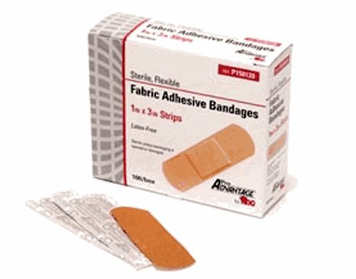 Flexible Fabric Adhesive Bandages 1" x 3" (P150120)