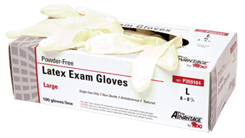 Pro Advantage® Powder‑Free Latex Exam Gloves 10BX/CS