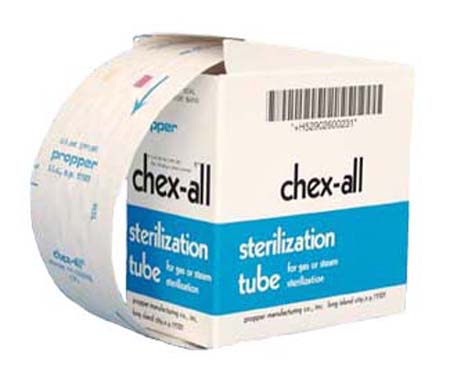 Propper CHEX-ALL Sterilization Tubes 6" x 100ft