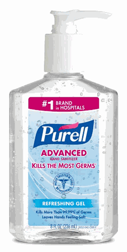 PURELL® Advanced Hand Sanitizer Gel 8 oz. (9652-12)