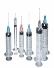 Standard SYRINGE and NEEDLE Combinations